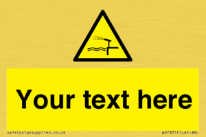 Custom warning water cannon